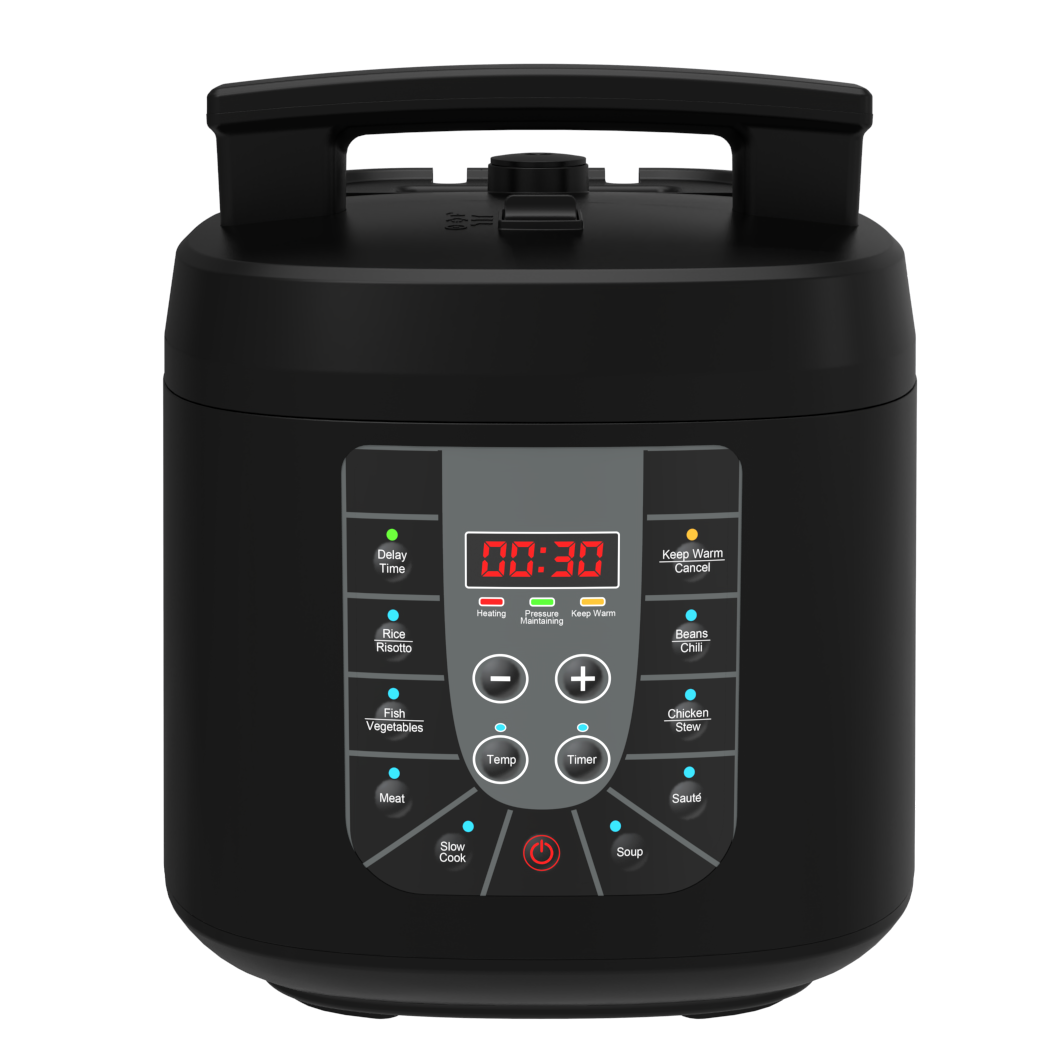 YBW610	Black 6L/8L 50/70KPA Intelligent Household Electric Pressure Cooker With Air Fryer