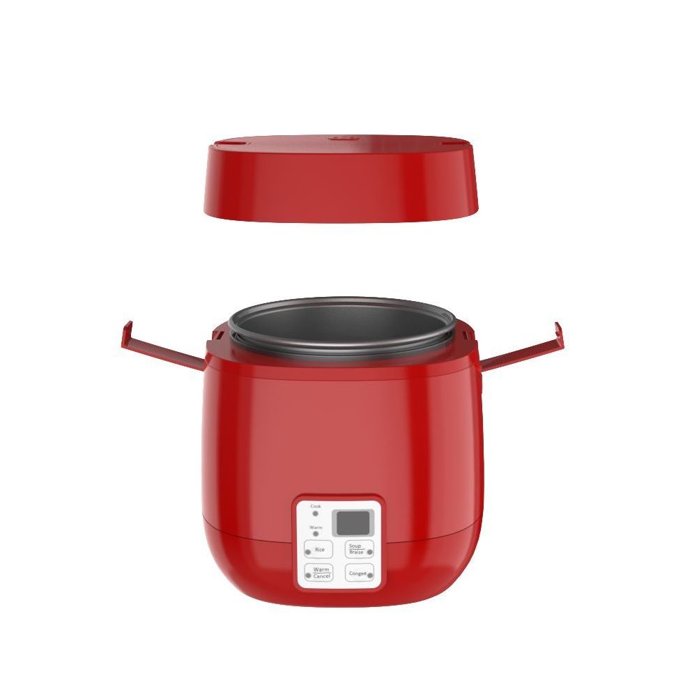 IH 1.2L Red Electric Mini Rice Cooker 4-in-1 Intellint Ceramic Oil Rice Cooker Perfect Gift Genre Rice Cookers