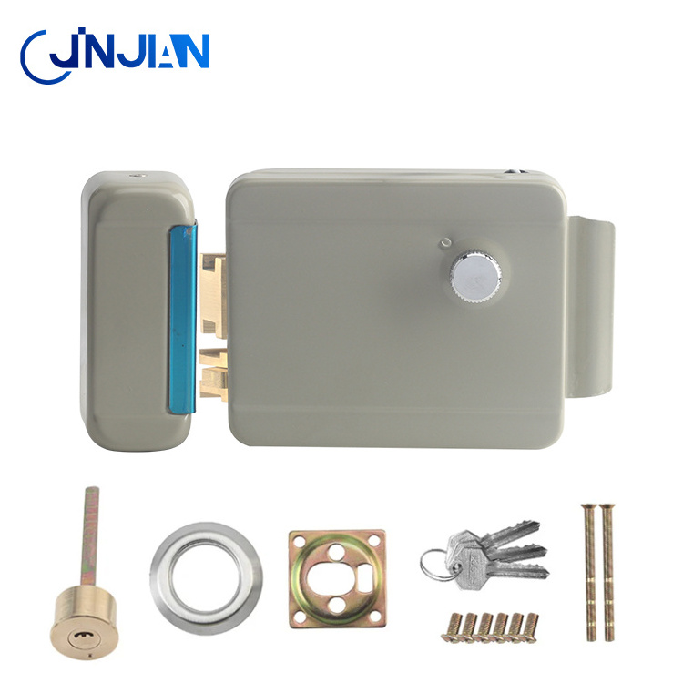 Factory Supply Dc12v 2a Outdoor Key Unlocking Waterproof Stainless Steel Electric Control Door