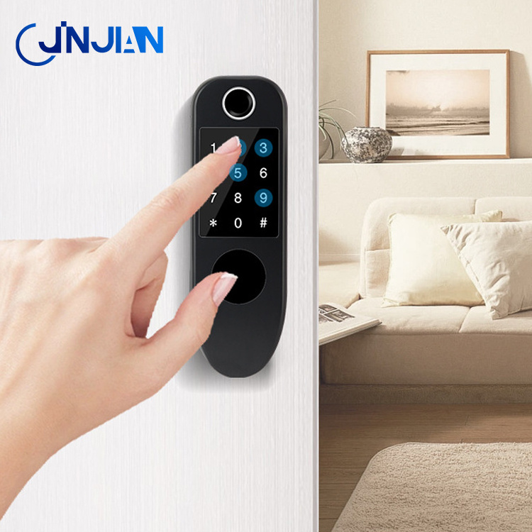 Fingerprint Remote Wireless Smart Motor Controlled Door Lock For Building Docking Access Control