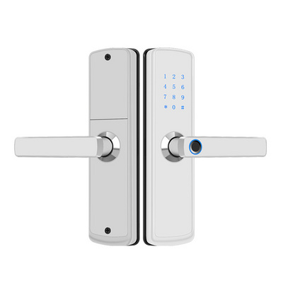 Smart Digital Wifi Electronic Fingerprint Safe Keypad TT Card Keyless Entrance Main Gate Door Locks Handle Locks