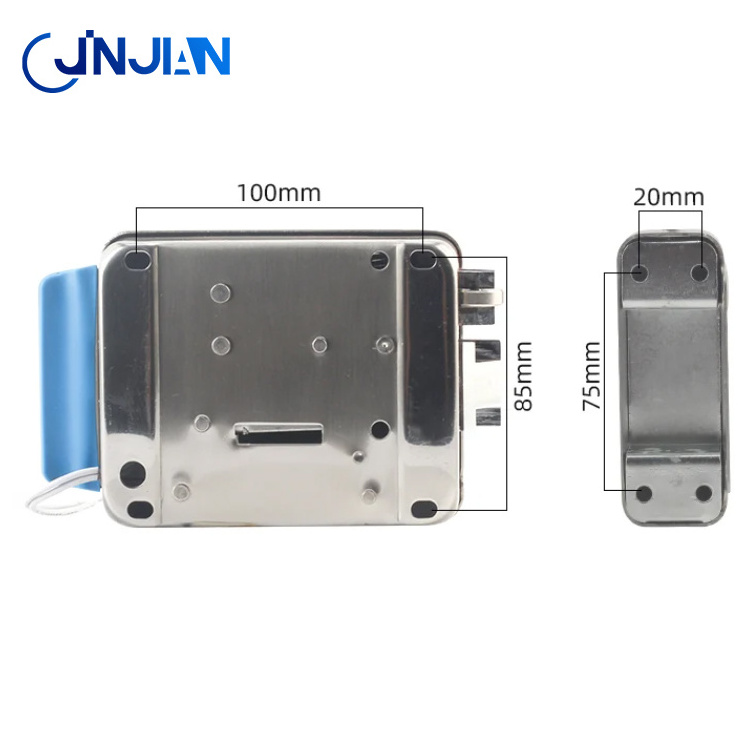 Factory Supply Dc12v 2a Outdoor Key Unlocking Waterproof Stainless Steel Electric Control Door