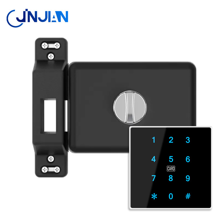 High Quality Tuya App Stainless Steel Base Plate Invisible Remote Control Smart Door Lock