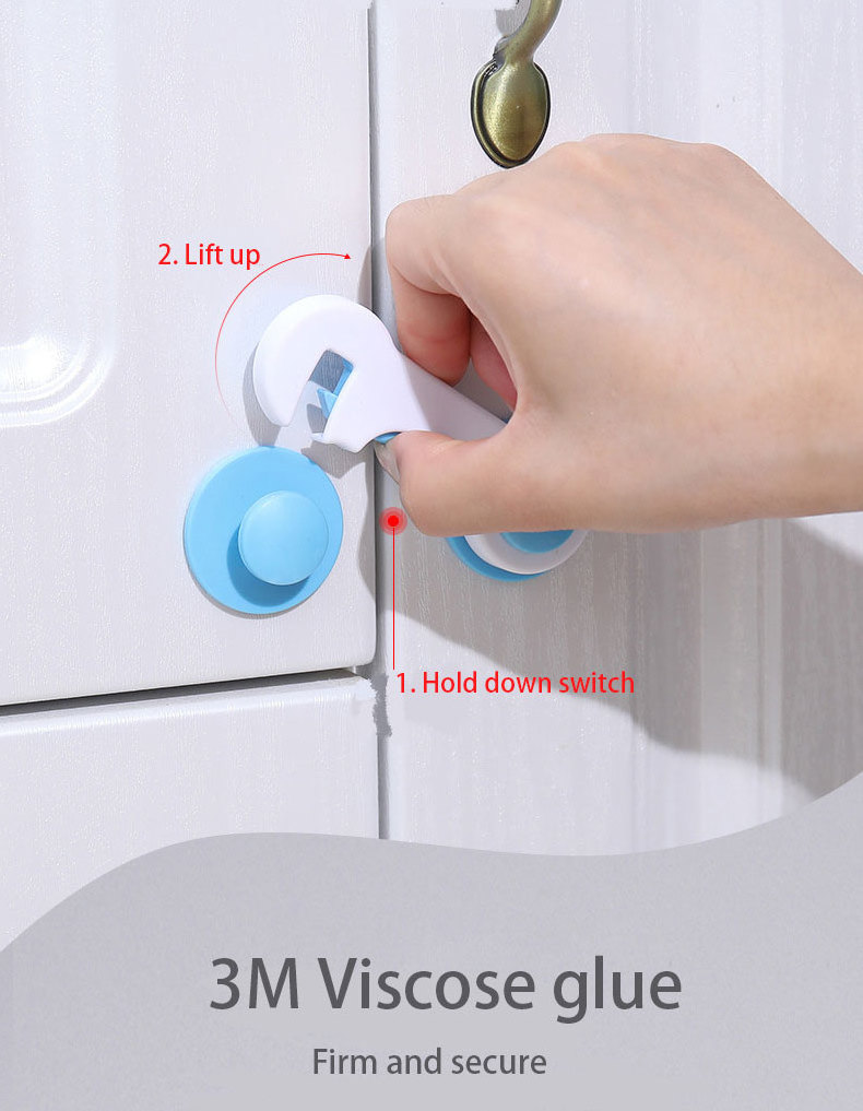 Kids Safety Cabinet Lock Anti-pinch Furniture Drawer icebox Microwave oven Safety Locks For baby