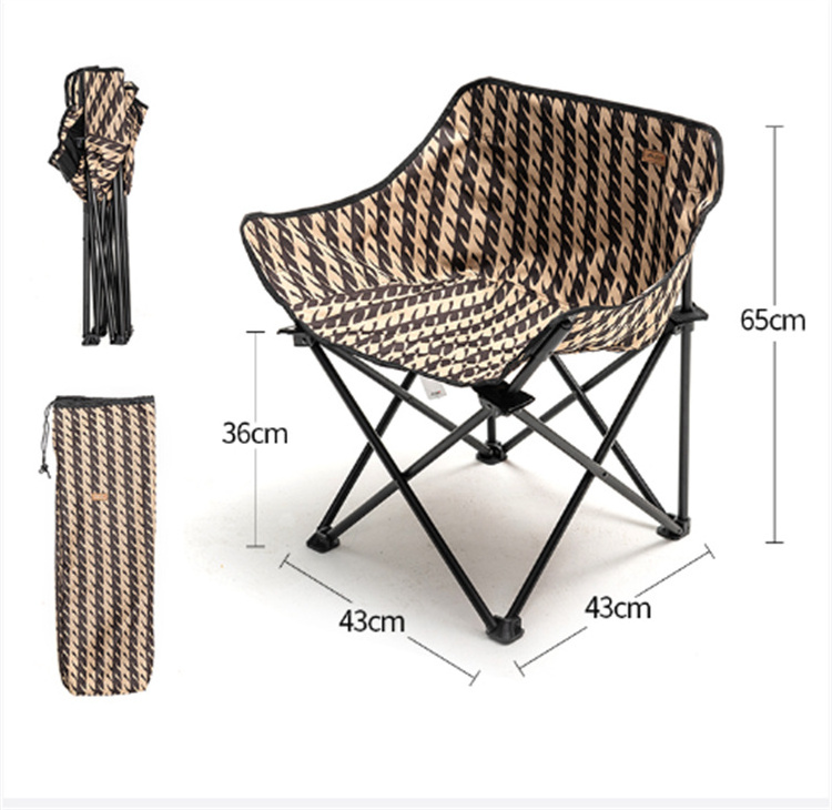 Swing Camp Chair Folding Heavy Duty Fishing Chair Lounge Camping Lightweight Beach Chair For Outdoor