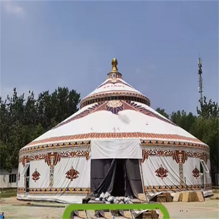 2024 Outdoor Large Event Party 4 Season Mongolian Canvas Yurt Tent For Sale