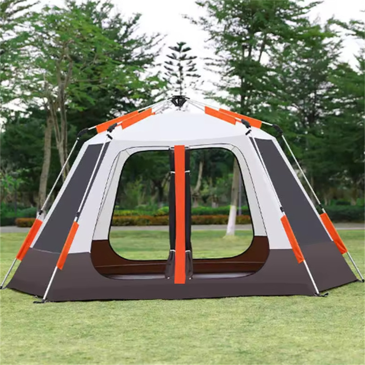 Folding Canopy Tent Automatic Pop Up Glamping Tent Clamping