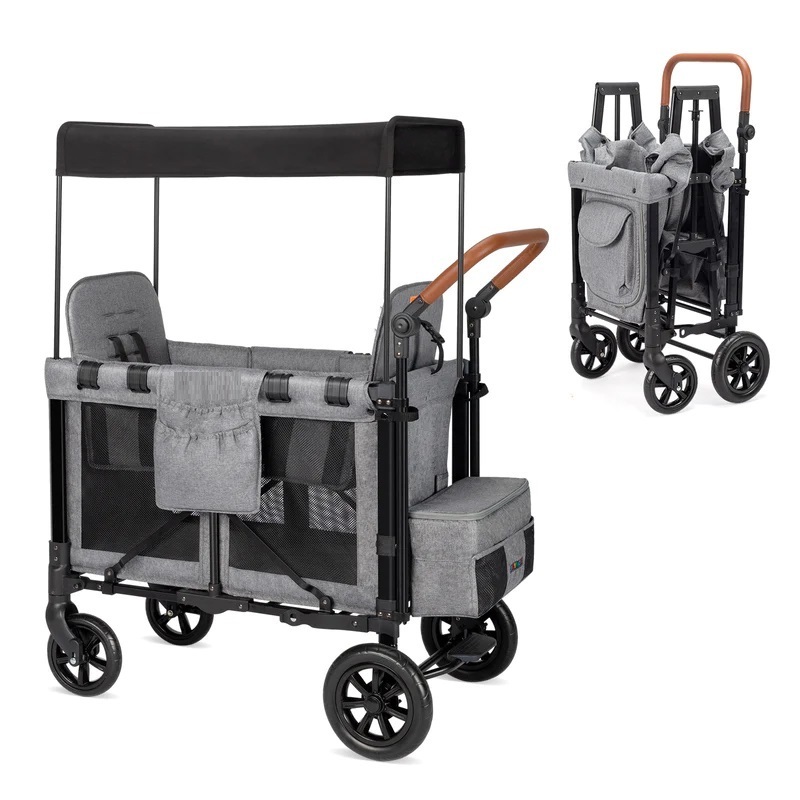 Factory Hot Recommended 4 Seat Baby Strollers Large Capacity Baby Wagon