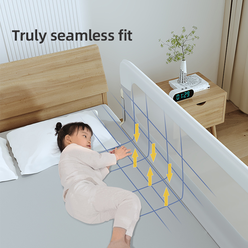 Folding Extra Long Swing Down Toddlers Kids Baby Safety Bed Rail Guard