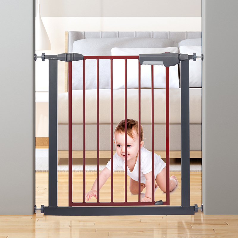 Retractable Baby Safety Gate Metal Adjustable Barrier Dog Infant Walk Pet Child Safety Gate