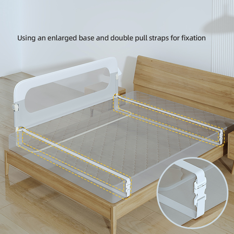 Folding Extra Long Swing Down Toddlers Kids Baby Safety Bed Rail Guard