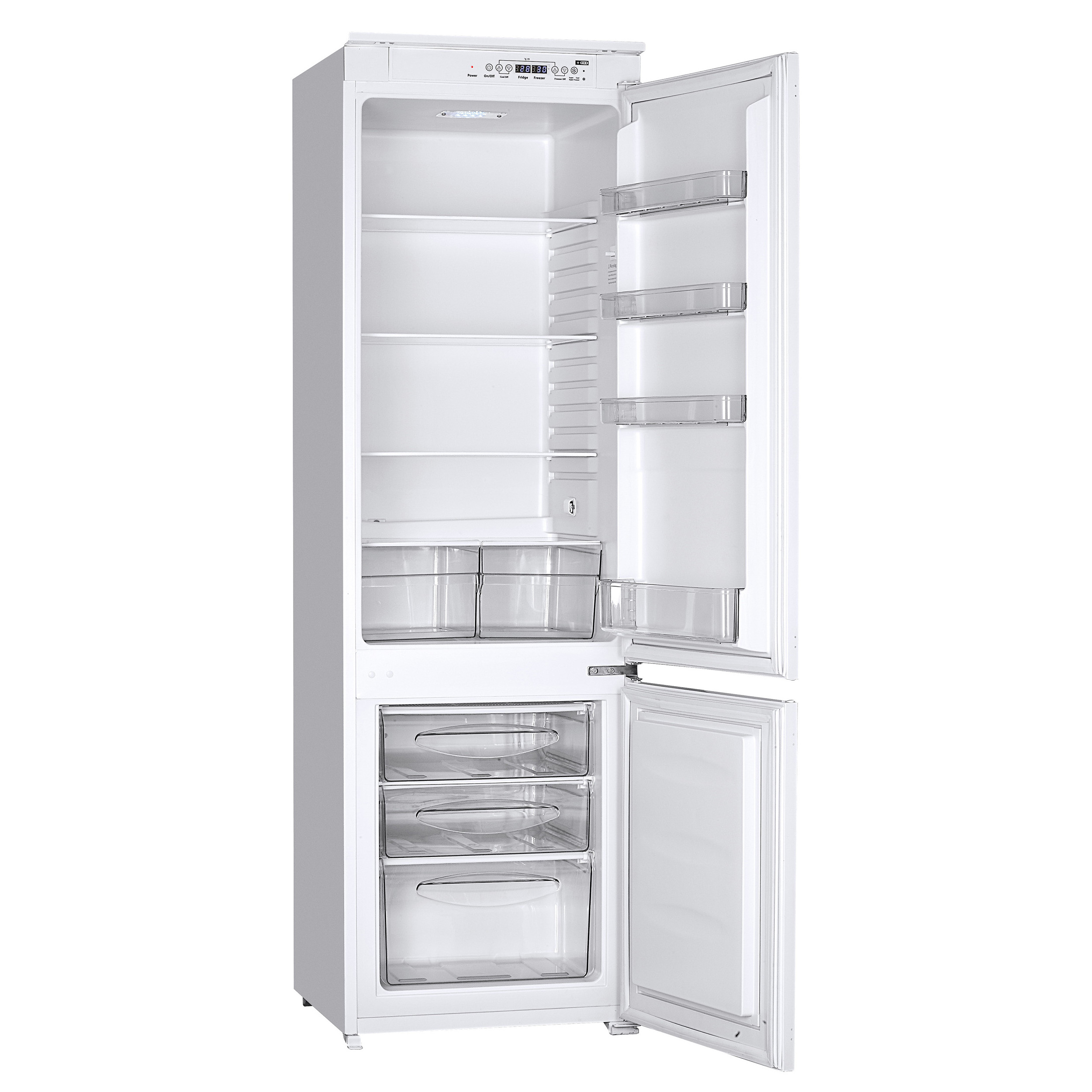 All-round protection of food Refrigerated frozen meat vegetables and dumplings built-in refrigerator