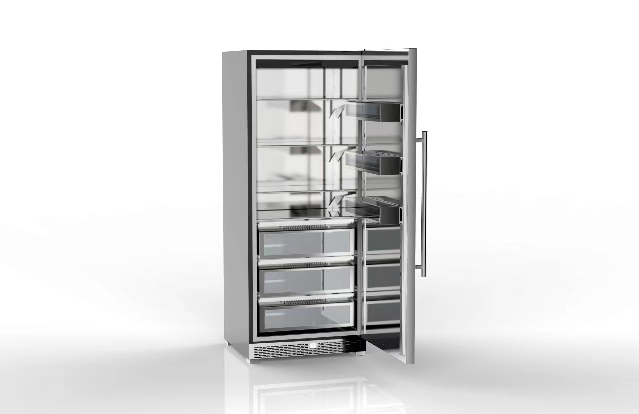 Hotsale home appliance fridge freezer for home use 276L/308L double door refrigerators built in fridge