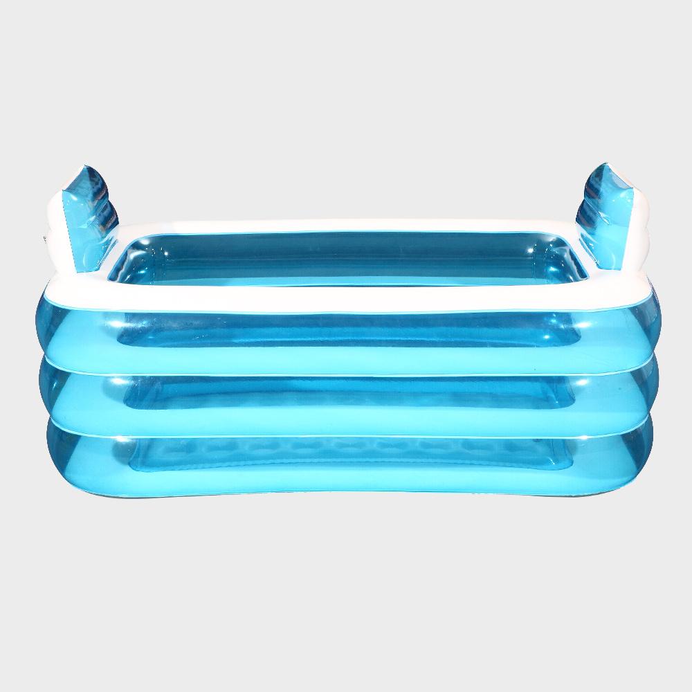 Inflatable Adult Bath Tub, Free-Standing Blow Up Bathtub with Foldable Portable Feature Air inflation bath bucket