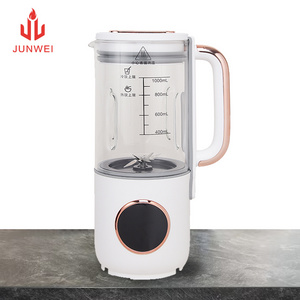 Junwei DJ-106 High Speed transparent glass oat milk maker baby food processor soy milk maker machine