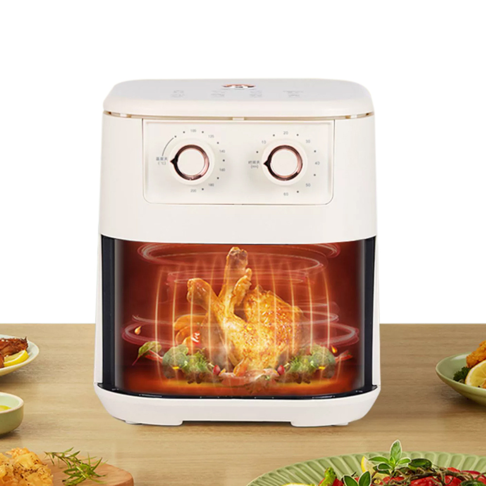 Junwei ZG-61 airfryers Grill Oven 6.5L airfly Ovens Turkish mechanical Kitchen Cooker Air Fryer