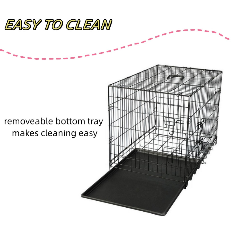 Well-Designed Collapsible Dog Cages Metal Kennels Insulated Easy Access Cage Dog