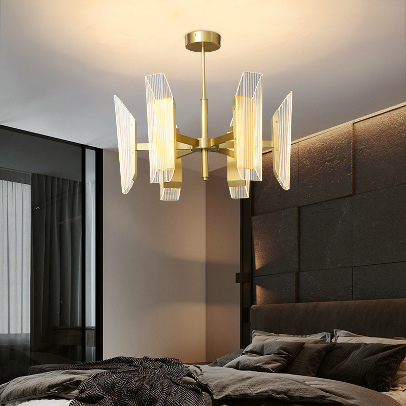 KABO Lighting Nordic modern style chandelier modern restaurant light Brass light for Living room Bedroom Hotel lamp foyer decor