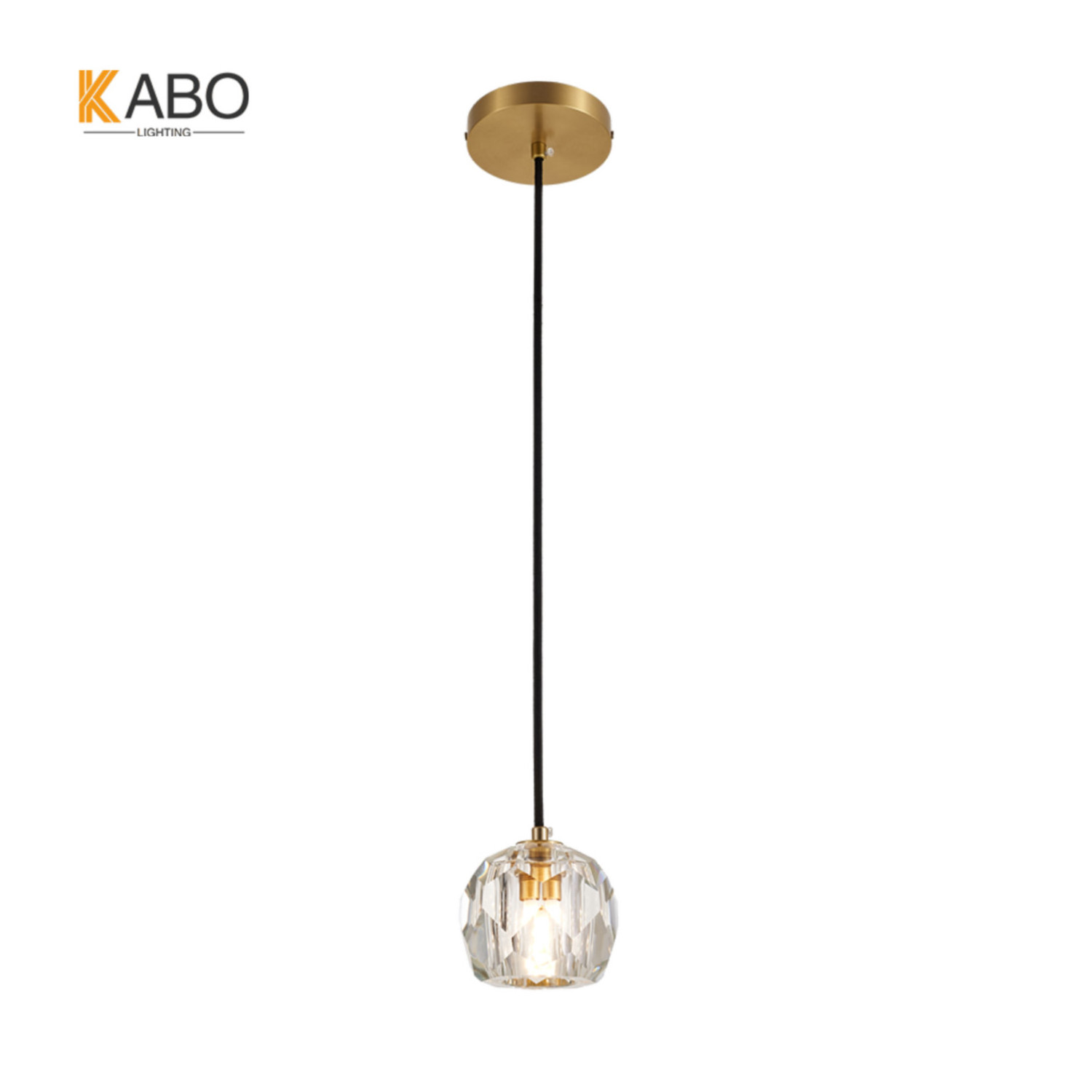 Luxury Ceiling Pendant Lights Villa Apartment hanging Crystal ball Glass Chandelier Stairwell Light