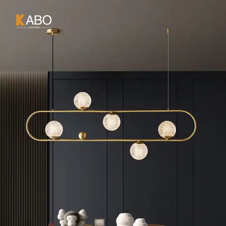 Kabo Lighting D1515 indoor ring pendant light 5 lights chandelier modern decorative pendant lamp for dining room