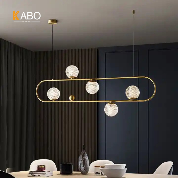 Kabo Lighting D1515 indoor ring pendant light 5 lights chandelier modern decorative pendant lamp for dining room