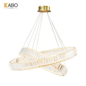 Modern Pendantlight Ceiling Lamps LED Crystal Chandelier Lights Hanging Light Fixture for Living Room