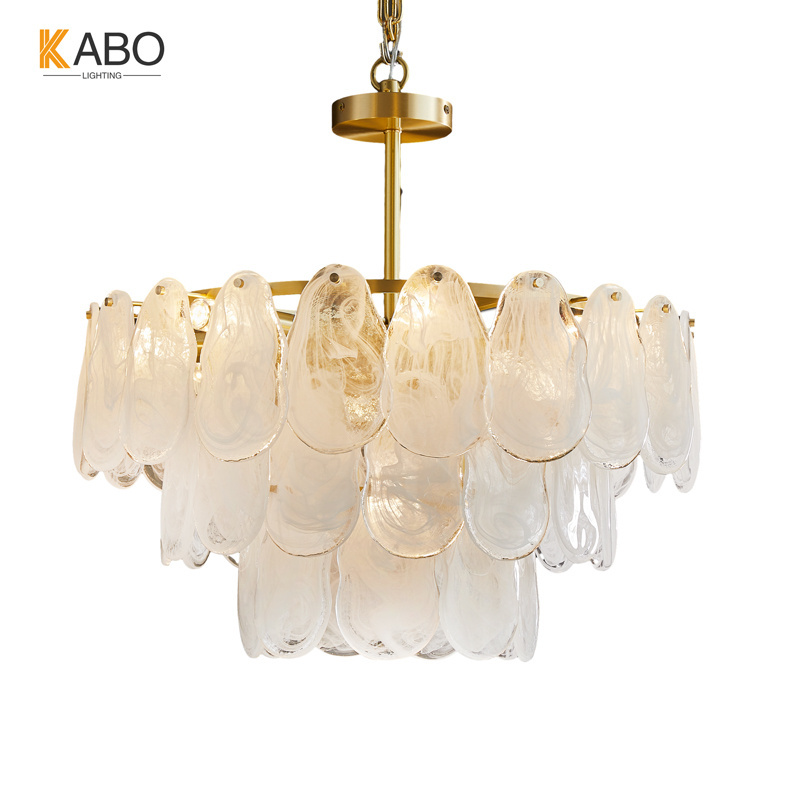 Hotel house kitchen Lobby dining room Chandelier Murano Glass Chandelier Cloud Mist Glass Chandelier