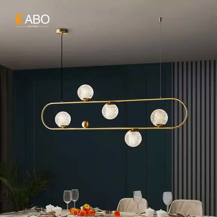 Kabo Lighting D1515 indoor ring pendant light 5 lights chandelier modern decorative pendant lamp for dining room