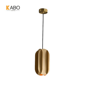 Factory Wholesale Solid Brass Copper Single Hanging Lamp Chandelier Pendant Light For Kitchen Room