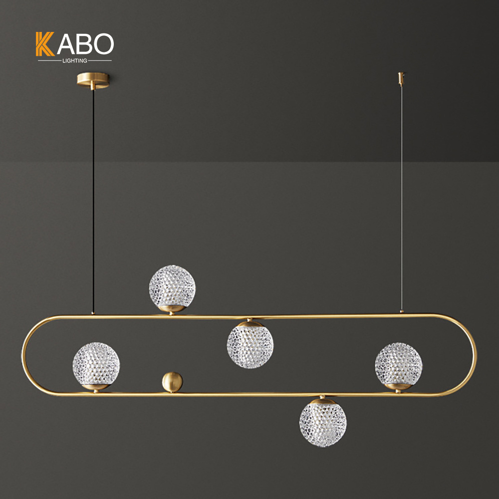 Kabo Lighting D1515 indoor ring pendant light 5 lights chandelier modern decorative pendant lamp for dining room