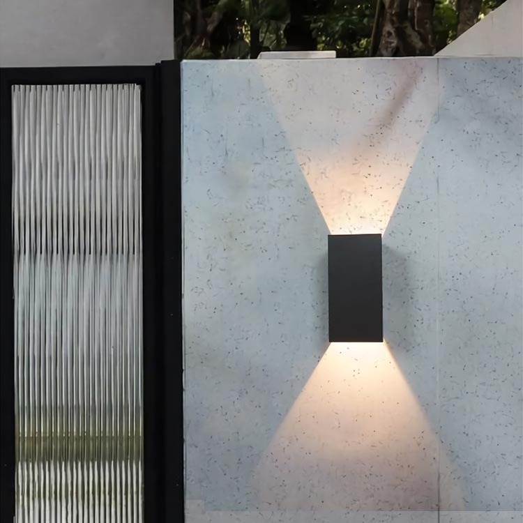 Up And Down Lamp Led Modern Square Ip65 Waterproof Outdoor Home Wall Sconce High Quality Cheap Price