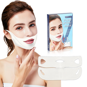 Beauty Disposable V Line Face Mask Shape Slim Double Chin Reducer Patch Miracle V Shape Lifting Slimming Hydrogel Face Mask