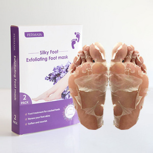 Lavender & Vc Pack Exfoliating Nourishing Spa Foot Care Mask Private Label Foot