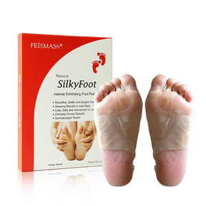 2021 hot sale whitening mineral shea butter foot peel spa socks exfoliating foot mask