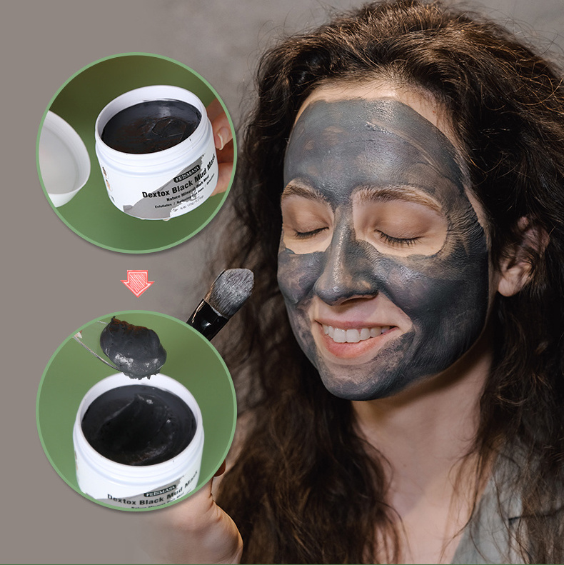 Organic GREEN Black CLAY Powder Face skin Mask moisture anti-agning pore reducer deep cleansing mud mask