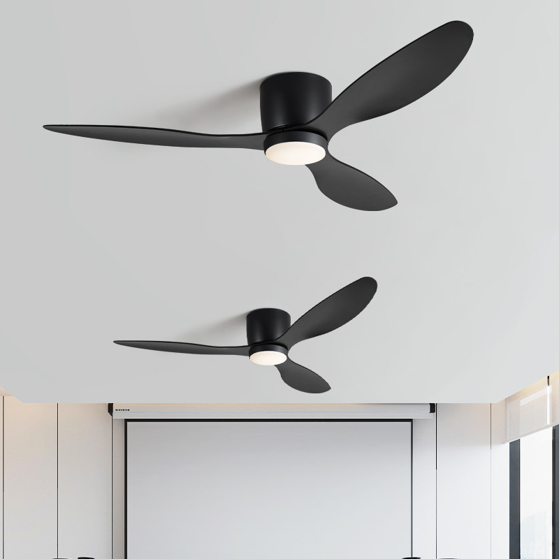 Singapore Energy Saving 52 Inch Dimmable Remote Control Flush Mount Modern Dc Motor Ceiling Fan With Light