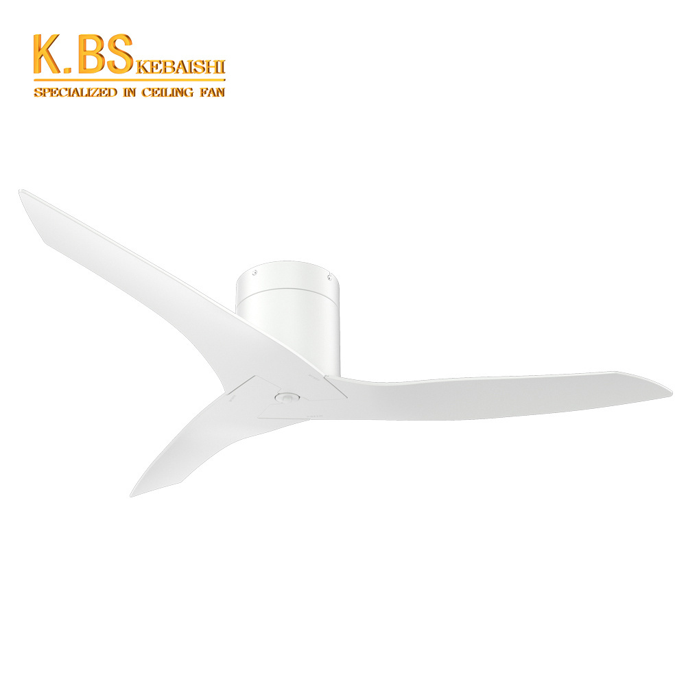 50Inch Outdoor Modern Ceiling Fan Abs Blade Silent Motor Ceiling Mounted Fan Light