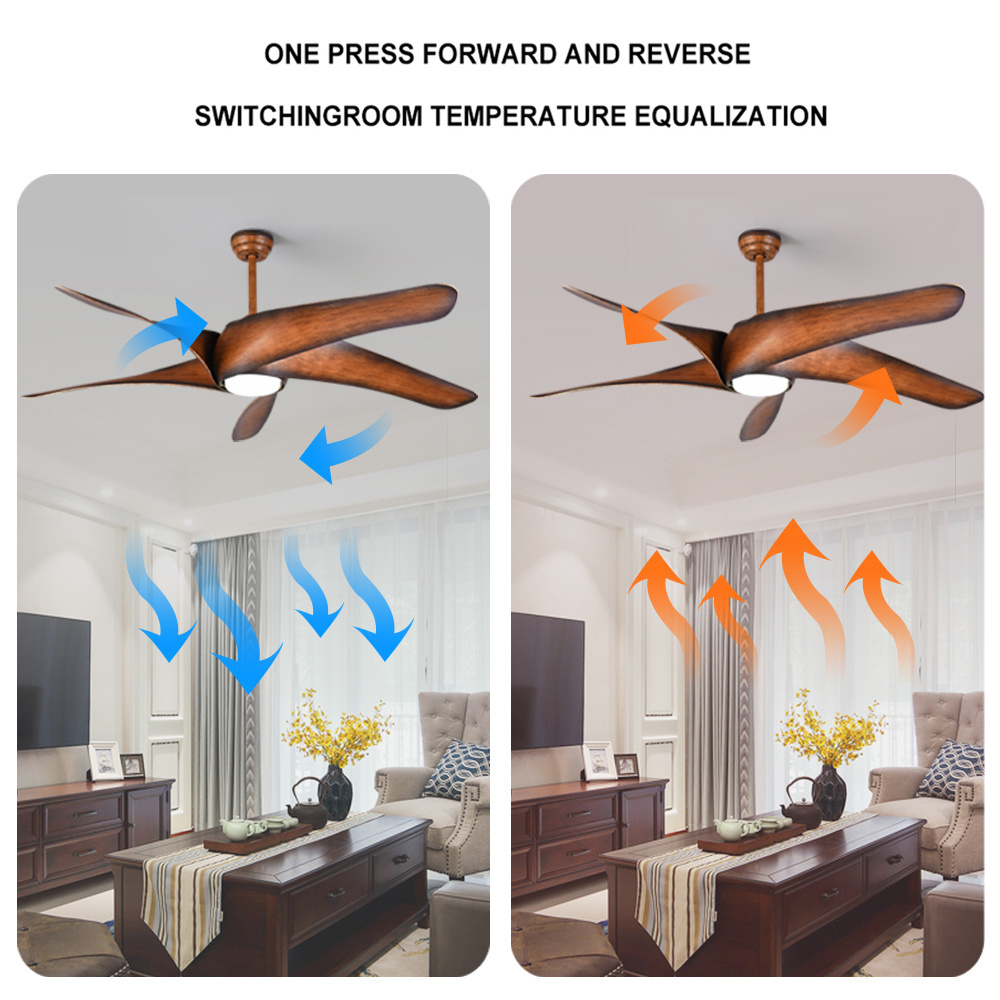 KBS 60 inch ceiling fan with light antique ceiling fan lamp fancy bldc ceiling fan 5 Solid wood blade