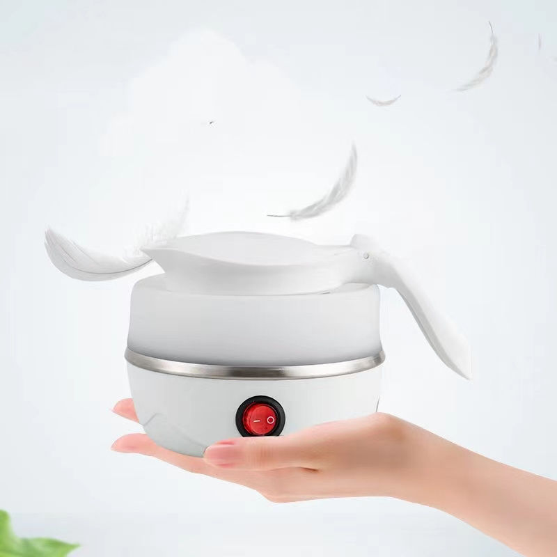 Travel folding electric kettle portable kettle automatic power off heat preservation kettle