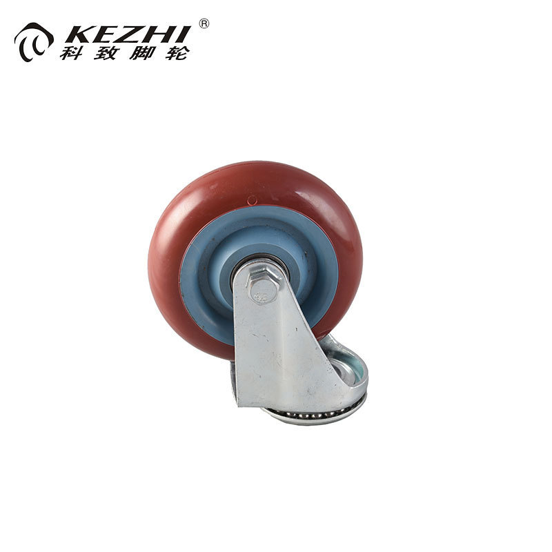 75Kg-125Kg Customize Private Label Swivel PU/PVC Double Heavy Duty Roller Castor Wheel