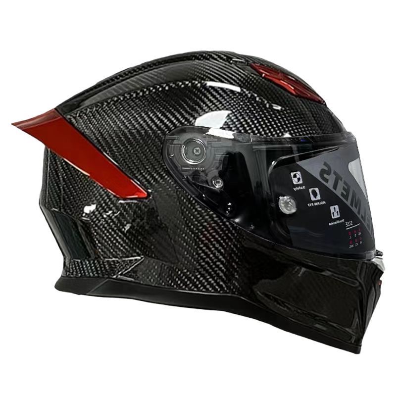 New high quality factory custom carbon fiber full helmet European motorcycle helmet