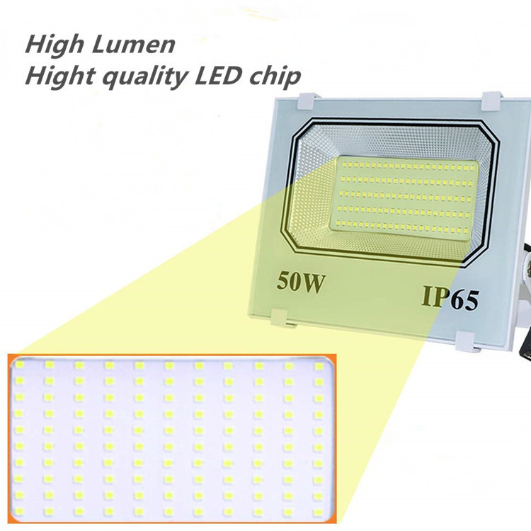 KWD Aluminum High Quality IP65 Portable Led Flood Light 50W Floodlight