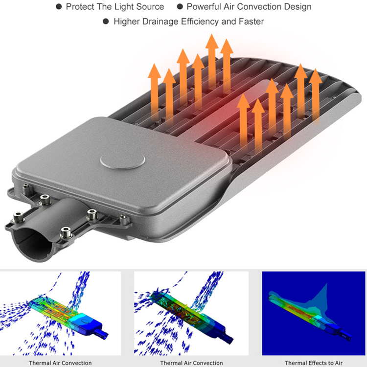 High Performance Highway Aluminum Die Casting IP65 Waterproof 100w 150w 200w Led Street Light