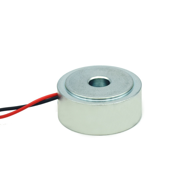 Custom 24v Dc Round Shape Tiny Electromagnetic Lock for Fire Door