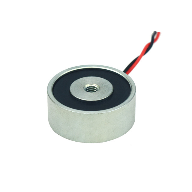 Custom 24v Dc Round Shape Tiny Electromagnetic Lock for Fire Door