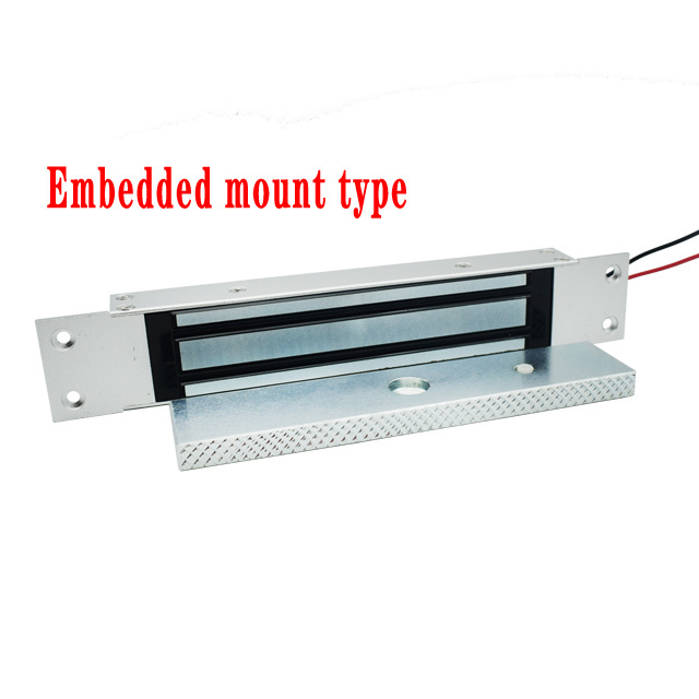 Magnetic Lock 12v 24v Dc 600Lbs 280Kg Small Sliding Door Electromagnet Electric Magnetic Lock