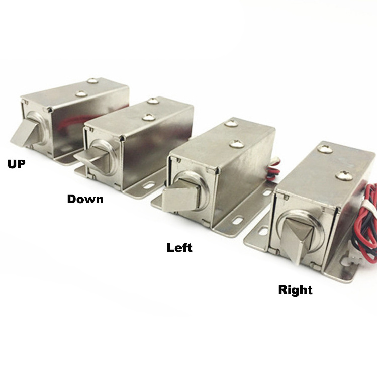 4 Type Tongue Assembly Dc 12v 24v Electromagnetic Solenoid Door Lock