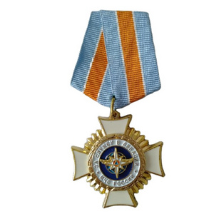 Honor Medal Souvenir Award Badge Custom Honor Metal Badge With Ribbon Safety Pin