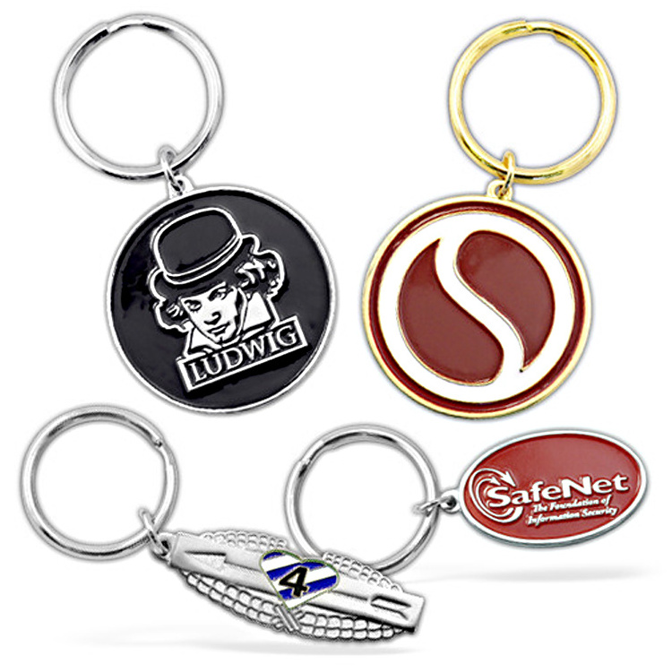 High Quality 3D Car Keychain Custom Metal Zinc Alloy Volvo Logo Key Ring Holder Promotional Business Gifts