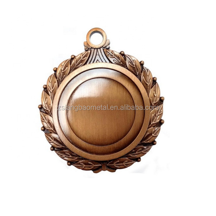 China Supplier Accepted Custom Sport Medal 2D/3D LOGO Bronze Challenge Medal  For Commemorative Activity